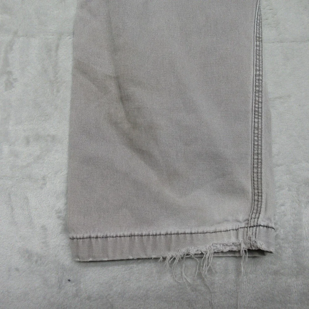 Carhartt Jeans‎ Mens 36x31 Gray? Canvas Carpenter Relaxed Classic Workwear VTG